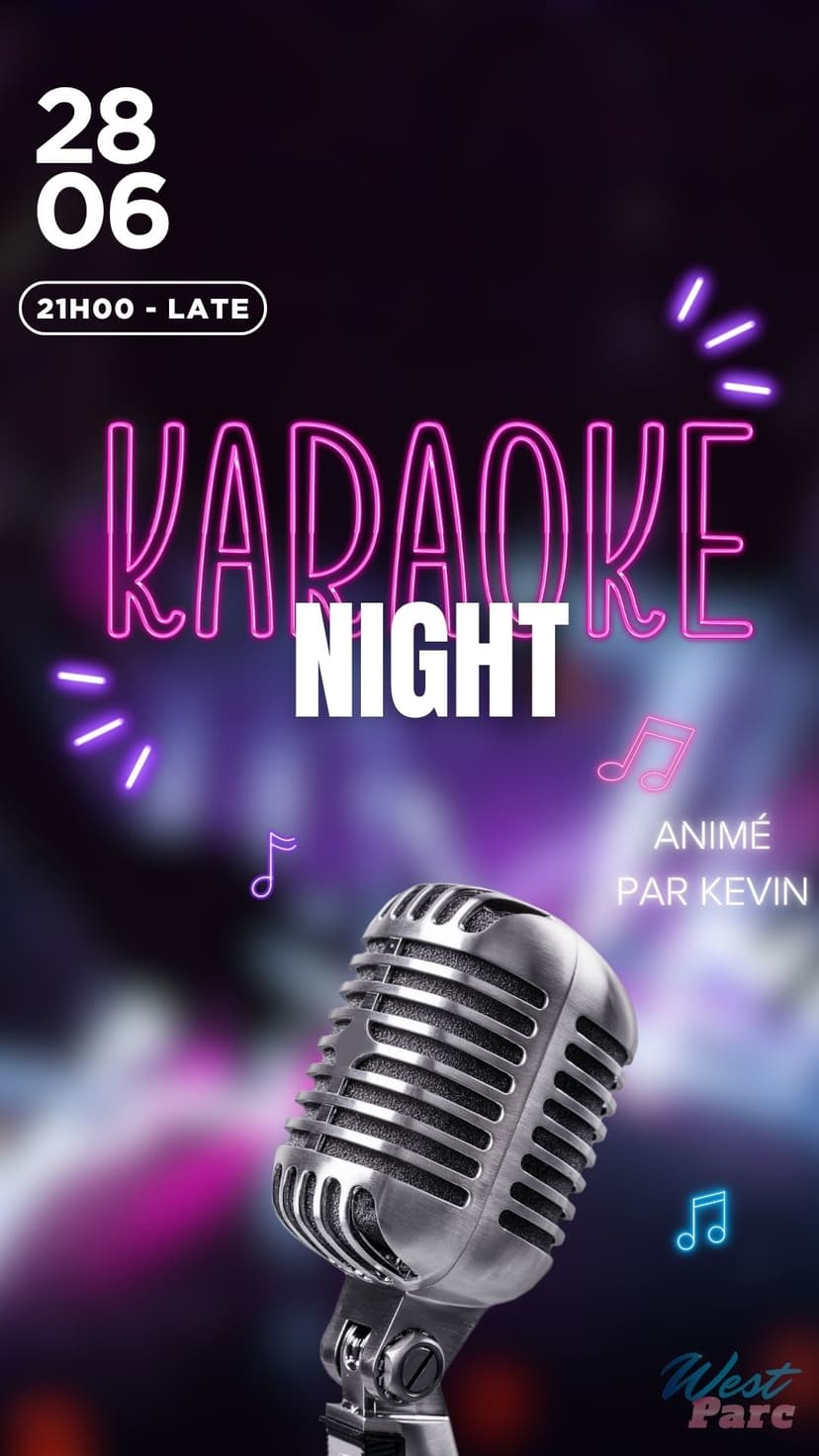 🎤 Soirée Karaoké: Chantez et Brillez! 🌟