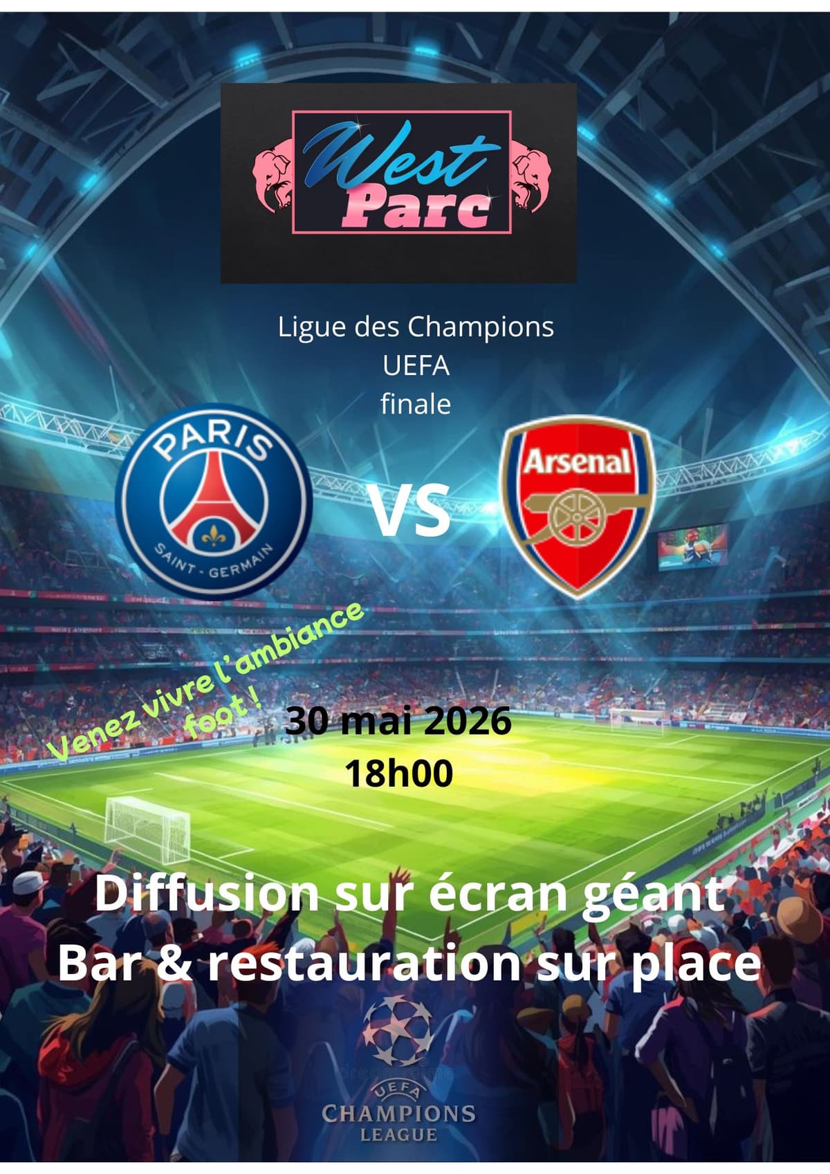 Match PSG ARSENAL ! finale