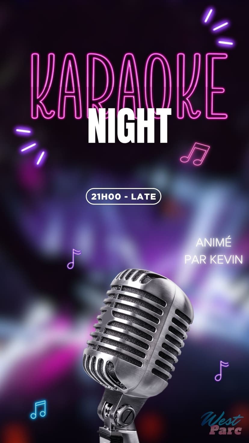 🎤 Karaoké Night avec Kevin 🎶
