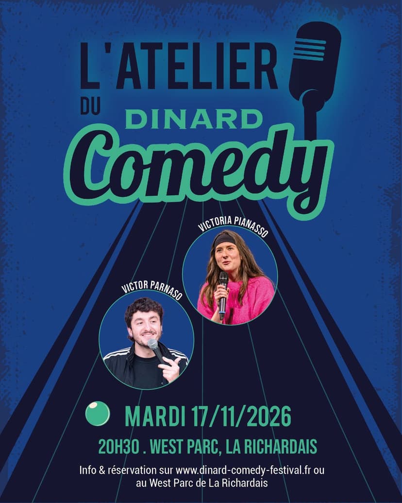 Soirée humour avec "l'atelier du Dinard Comedy"