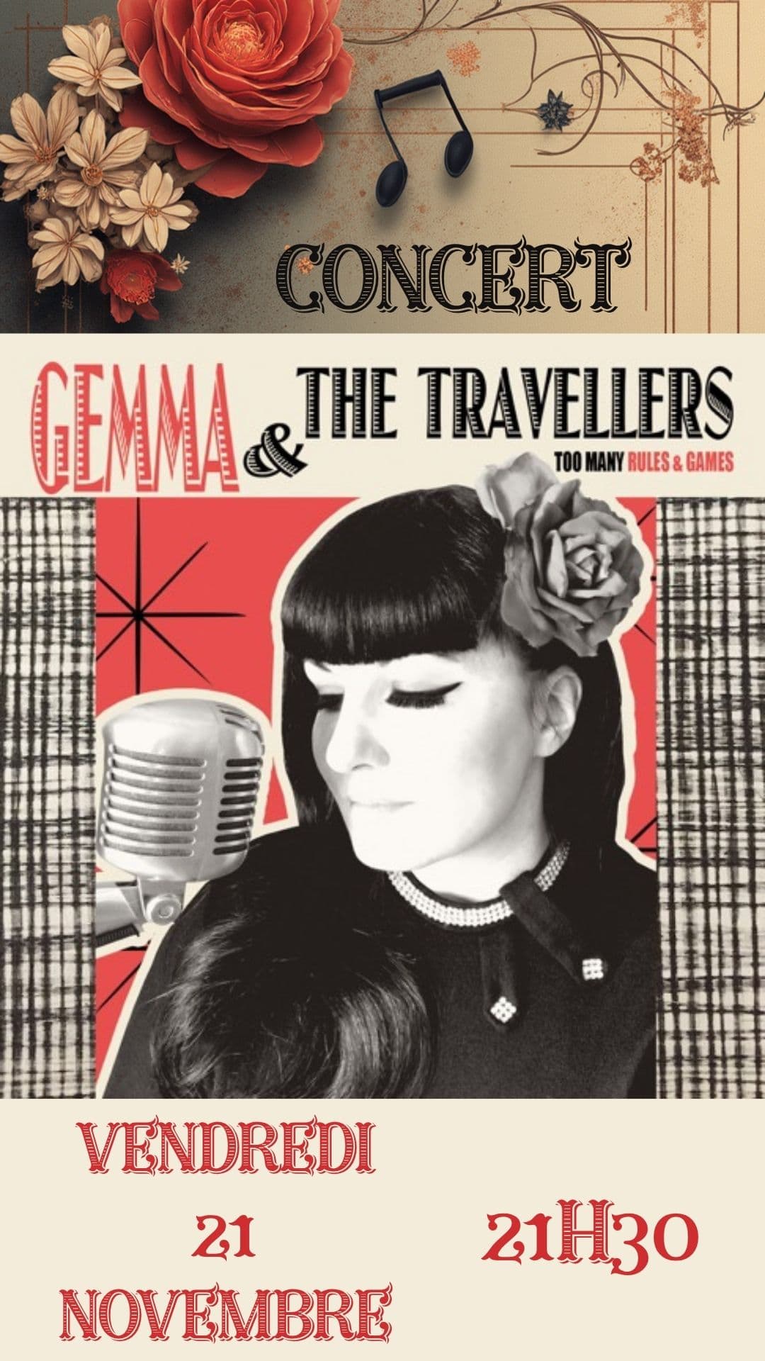 🎶 Concert Éblouissant de Gemma and The Travellers 🌟