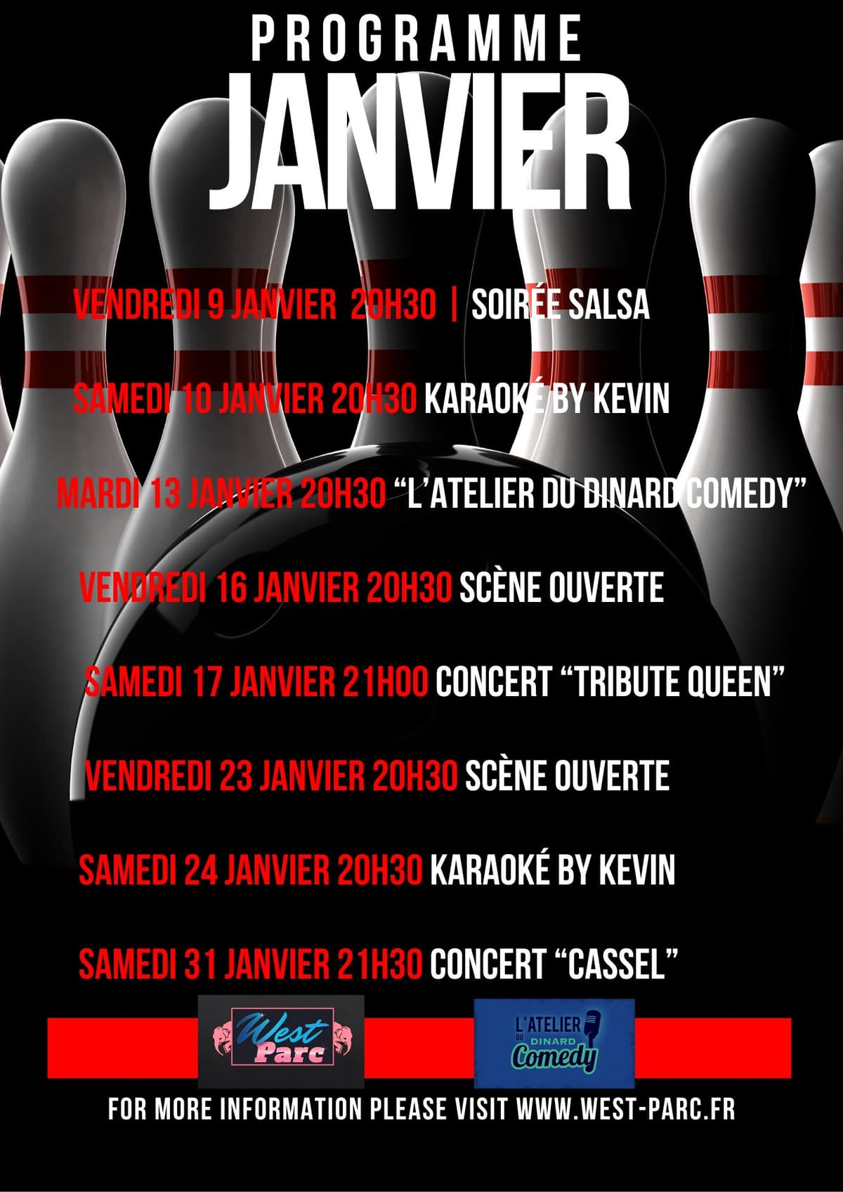 programmation janvier 2026